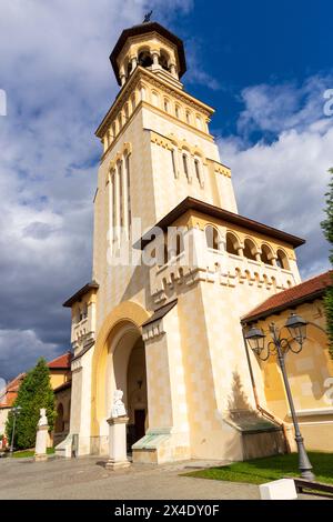 Romania, Alba Iulia. St. Michael's Cathedral, Roman Catholic cathedral and the oldest and the longest cathedral in Romania. Stock Photo