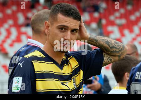 Bari Italy St May Antonio Mirko Olak Of Parma Calcio Are