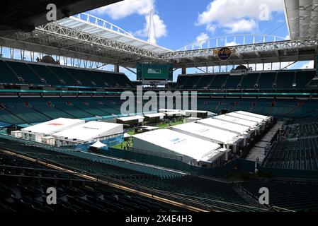 Miami, USA. 02nd May, 2024. Paddock atmosphere. 02.05.2024. Formula 1 World Championship, Rd 6, Miami Grand Prix, Miami, Florida, USA, Preparation Day. Photo credit should read: XPB/Alamy Live News. Stock Photo