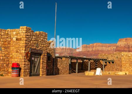 USA, Arizona, Marble Canyon. Navajo Bridge Interpretive Center. Stock Photo