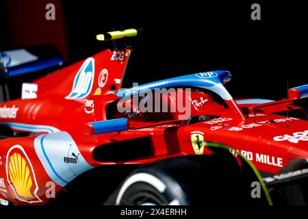 Miami, Etats Unis. 02nd May, 2024. Scuderia Ferrari HP during the Formula 1 Crypto.com Miami Grand Prix 2024, 6th round of the 2024 Formula One World Championship from May 3 to 5, 2024 on the Miami International Autodrome, in Miami, United States of America - Photo DPPI Credit: DPPI Media/Alamy Live News Stock Photo