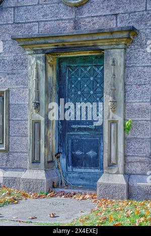 USA, Sleepy Hollow. Sleepy Hollow Cemetery (PR) Stock Photo