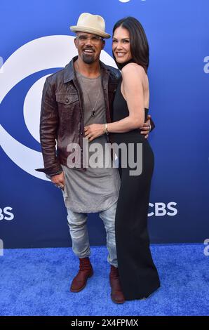 Shemar Moore and Jesiree Dizon arriving to the CBS 2024-2025 Fall