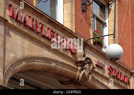 Marylebone station, a Central London railway terminus and connected London Underground station in the Marylebone area of the City of Westminster Stock Photo