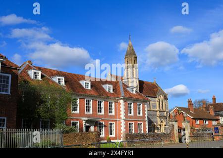 Salisbury, England- March 29, 2024:The Royal School of Church Music building in Salisbury Stock Photo