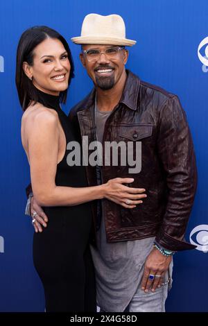 Hollywood, USA. 02nd May, 2024. Jesiree Dizon and Shemar Moore attend the arrivals of the CBS Fall Schedule Celebration at Paramount Studios in Hollywood, CA on May 2, 2024. (Photo by Corine Solberg/Sipa USA) Credit: Sipa USA/Alamy Live News Stock Photo