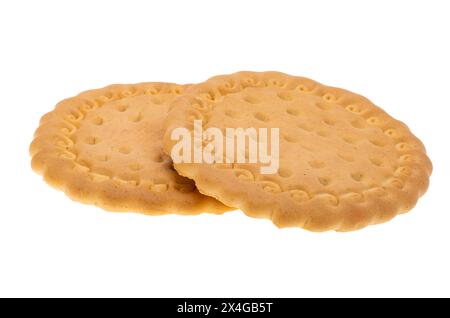 Maria cookies isolated on white background Stock Photo