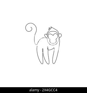 Set of Logo Monkey for corporate identity. Symbol of the year monkey ...