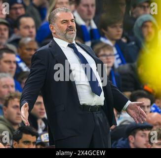 02 May 2024 - Chelsea v Tottenham Hotspur - Premier League - Stamford Bridge. Tottenham Manager Ange Postecoglou. Picture : Mark Pain / Alamy Live News Stock Photo