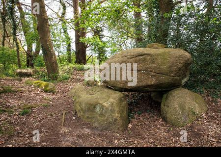 the Huenensteine near Axstedt, the passage grave was built between 3500 ...