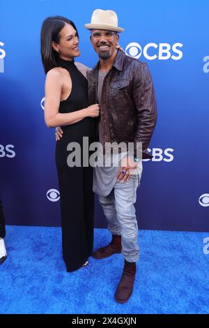 LOS ANGELES, CA - May 2: Jesiree Dizon, Shemar Moore at the CBS Fall