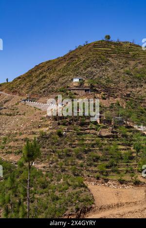 Beautiful Village of Mian City Mingora Swat, Pakistan. Stock Photo