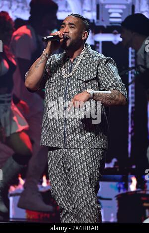 Hollywood FL, USA. 02nd May, 2024. Don Omar performs during The Formula1Miami Grand Prix Concert, 'Back to Reggaetón' Tour at Hard Rock Live held at the Seminole Hard Rock Hotel & Casino on May 2, 2024 in Hollywood, Florida. Credit: Mpi04/Media Punch/Alamy Live News Stock Photo