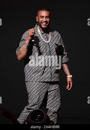 Hollywood FL, USA. 02nd May, 2024. Don Omar performs during The Formula1Miami Grand Prix Concert, 'Back to Reggaetón' Tour at Hard Rock Live held at the Seminole Hard Rock Hotel & Casino on May 2, 2024 in Hollywood, Florida. Credit: Mpi04/Media Punch/Alamy Live News Stock Photo