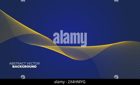 Abstract Background Designs with Yellow Stripes, Abstract Background Design for Presentation Covers Stock Vector