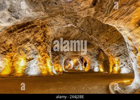 Tuzluca salt mine used for halotherapy, Tuzluca, Turkey Stock Photo