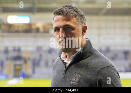 Warrington, UK. 31st Aug, 2023. Sam Burgess, Head Coach of Warrington Wolves before the Betfred Super League Round 10 match Warrington Wolves vs Hull FC at Halliwell Jones Stadium, Warrington, United Kingdom, 3rd May 2024 (Photo by Steve Flynn/News Images) in Warrington, United Kingdom on 8/31/2023. (Photo by Steve Flynn/News Images/Sipa USA) Credit: Sipa USA/Alamy Live News Stock Photo