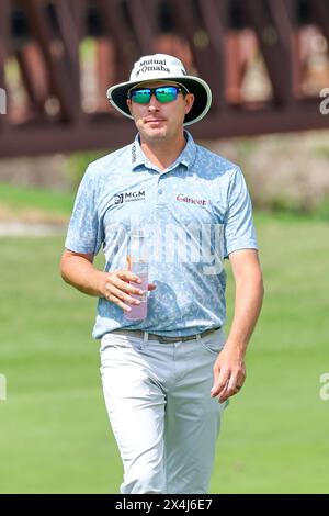 McKinney, TX, USA. 03rd May, 2024. Joel Dahmen on the 14th hole during the second round of THE CJ CUP Byron Nelson golf tournament at TPC Craig Ranch in McKinney, TX. Gray Siegel/CSM/Alamy Live News Stock Photo