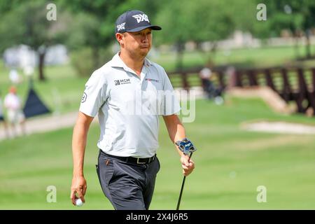 McKinney, TX, USA. 03rd May, 2024. David Lipsky on the 14th hole during the second round of THE CJ CUP Byron Nelson golf tournament at TPC Craig Ranch in McKinney, TX. Gray Siegel/CSM/Alamy Live News Stock Photo