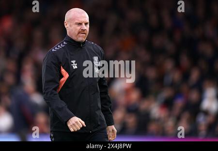 Everton manager Sean Dyche before the Premier League match at Kenilworth Road, London. Picture date: Friday May 3, 2024. Stock Photo