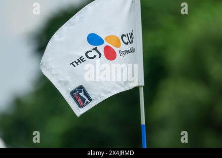 McKinney, TX, USA. 03rd May, 2024. The 7th hole during the second round of THE CJ CUP Byron Nelson golf tournament at TPC Craig Ranch in McKinney, TX. Gray Siegel/CSM/Alamy Live News Stock Photo
