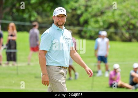 McKinney, TX, USA. 03rd May, 2024. Brice Garnett on the 6th hole during the second round of THE CJ CUP Byron Nelson golf tournament at TPC Craig Ranch in McKinney, TX. Gray Siegel/CSM/Alamy Live News Stock Photo