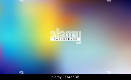Gradient Background, Modern Colorful Gradient Vector Background Stock Vector