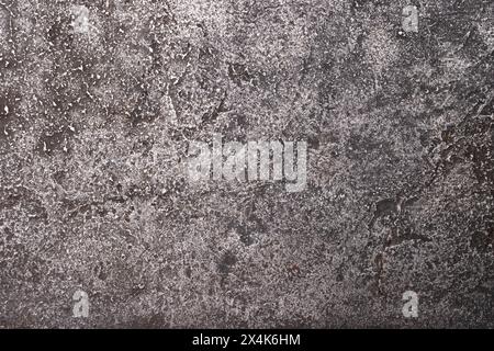 chrome steel surface with copy space. silver metal texture Stock Photo