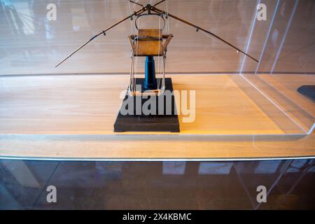 Da Vinci's Flying Machine Prototype Stock Photo