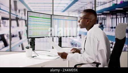 Medical Coding Bill And Billing Codes Spreadsheets Stock Photo