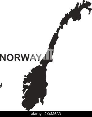 Norway map icon vector illustration symbol design Stock Vector Image ...