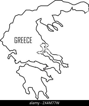 GREECE map icon,vector illustration symbol design Stock Vector