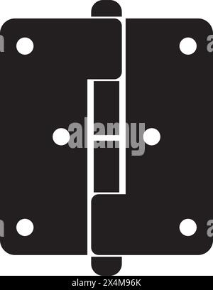 Door hinge icon vector illustration symbol design Stock Vector