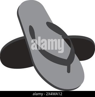 flip-flops icon vector illustration symbol design Stock Vector