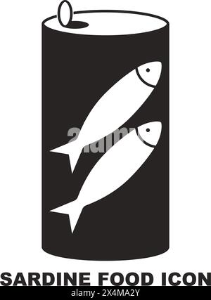 sardine icon vector illustration symbol design Stock Vector