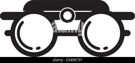 eye health test lens icon vector illustration symbol design Stock Vector