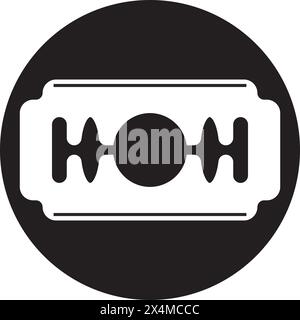 razor icon vector illustration simple logo design Stock Vector