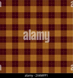 Square pattern set in brown, beige, black. Seamless geometric backgrounds for wallpaper, socks, sweater, gift card, other modern spring Stock Vector
