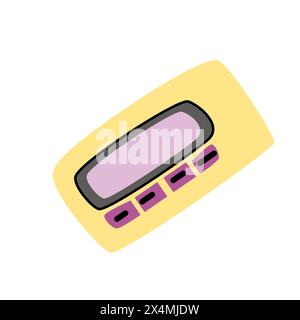 90s retro element or 80s, or y2k element, retro style. Can use for stickers, banner, greeting card. Stock Vector