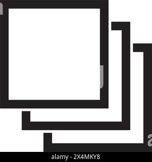 stacked layers icon vector illustration symbol design Stock Vector