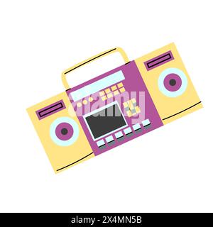 90s retro element or 80s, stereo music or y2k element, retro style. Can ...