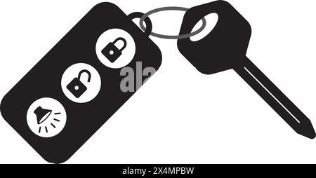 car key icon vector illustration symbol design Stock Vector