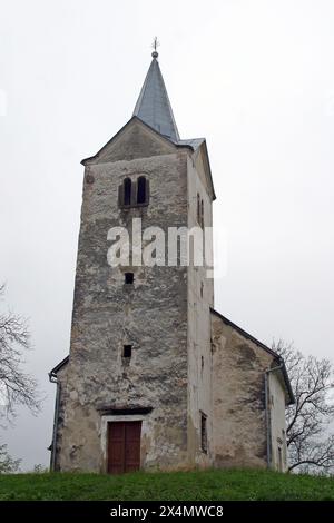 Chapel of St. Joseph in  in Tuhelj, Croatia Stock Photo