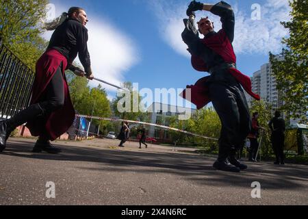 Moscow, Russia. 4th of May, 2024. Fans gathered together to celebrate Star Wars Day in Moscow, Russia. Credit: Nikolay Vinokurov/Alamy Live News Stock Photo