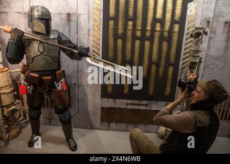 Moscow, Russia. 4th of May, 2024. Fans gathered together to celebrate Star Wars Day in Moscow, Russia. Credit: Nikolay Vinokurov/Alamy Live News Stock Photo