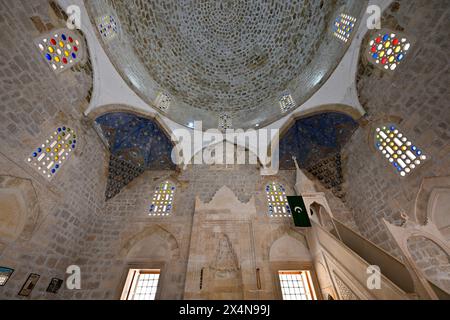 Pocitelj, Bosnia Herzegovina - Jul 23, 2023: Sisman Ibrahim Pasha Mosque in Pocitelj, Bosnia and Herzegovina. Stock Photo