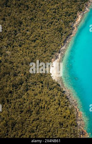 Aerial view of Airlie Beach, Queensland Stock Photo