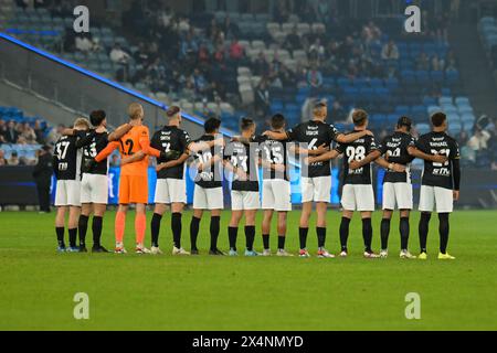 Sydney, Australia. 04th May, 2024. The Macarthur FC is seen at the start of the Isuzu UTE A-League 2023-24 season Elimination Finals match between Sydney FC and Macarthur FC held at the Allianz Stadium. Final score Sydney FC 4 : 0 Macarthur FC. Credit: SOPA Images Limited/Alamy Live News Stock Photo