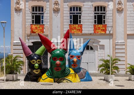 Carnival museum, Casa do Carnaval da Bahia in the Pelourinho district, Salvador, Bahia, Brazil Stock Photo