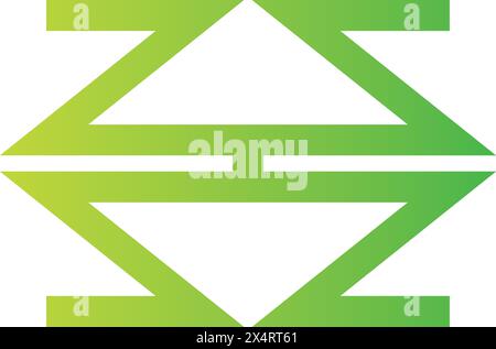 Frog Character Logo. Green Color. - Vector Stock Vector